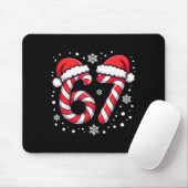 Tapis De Souris 67 Candy Canes Santa  (Avec souris)
