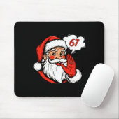 Tapis De Souris 67 Christmas Funny Six Seven Meme Brainrot Santa C (Avec souris)
