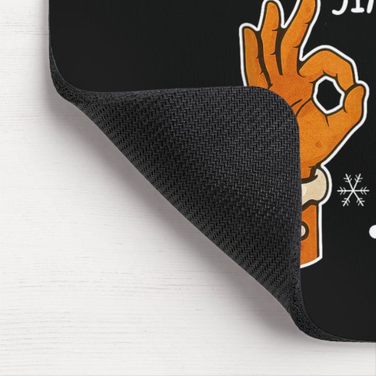 Tapis De Souris 67 Christmas Oh Snap Gingerbreadman 6 7 Meme Xmas (Coin)