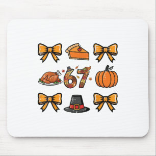 Tapis De Souris 67 Coquette Action de grâce Drôle 6 7 Mème Hommes