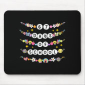 Tapis De Souris 67 Days Of School Funny 67 Teachers Girls Bracelet (Devant)