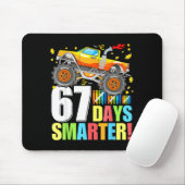 Tapis De Souris 67 Days Of School Smarter Funny Six Seven Monster (Avec souris)