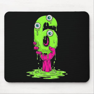 Tapis De Souris 67 Déguisement Halloween Drôle Numéro 6 Six Mème P