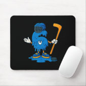 Tapis De Souris 67 Drip Ice Cream Hockey Player (Avec souris)