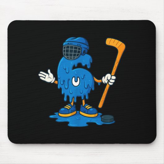 Tapis De Souris 67 Drip Ice Cream Hockey Player (Devant)