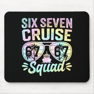 Tapis De Souris 67 Équipe de Croisière 2025 Croisière Six Sept Mèm