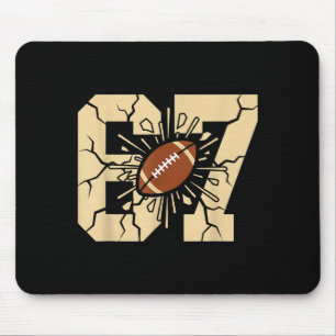 Tapis De Souris 67 Football Six Seven 6 7 Mème - Drôle 6-7 Drip Am