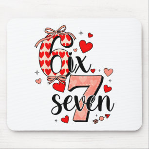 Tapis De Souris 67 Funny Love Hearts Six Seven Meme Saint-Valentin