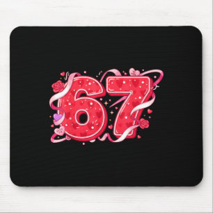 Tapis De Souris 67 Glace Dégoulinante Mème Drôle Six Sept Saint Va