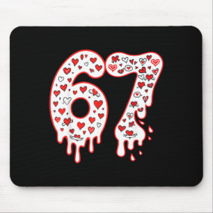 Tapis De Souris 67 Glace Dégoulinante Mème Six Sept Génération Alp