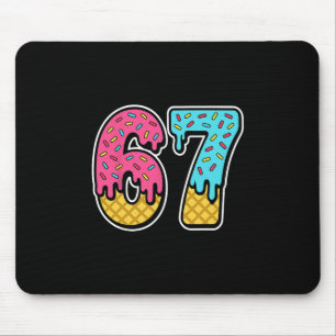 Tapis De Souris 67 Glace Drip Meme Six Sept Drôle Gen Alpha D