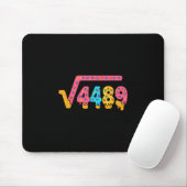 Tapis De Souris 67 Glace Meme Racine Carrée 4489 Argot Mathématiqu (Avec souris)