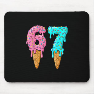Tapis De Souris 67 Glace qui dégouline Mème Drôle Six Sept Générat