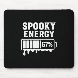 Tapis De Souris 67 Halloween Énergie Surnaturelle Brainrot Meme Si