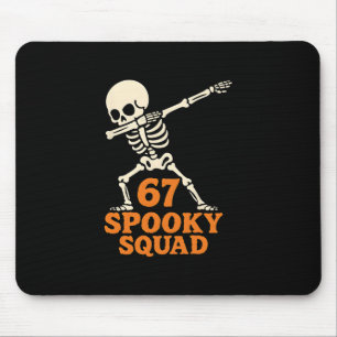 Tapis De Souris 67 Halloween Mème 6 7 Nombres Six Sept Drôle Enfan