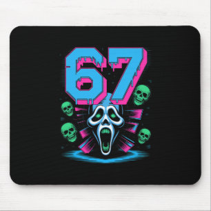 Tapis De Souris 67 Halloween Scp Horreur Visage Épouvantable Costu
