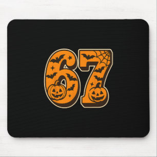Tapis De Souris 67 Halloween Six Seven Brainrot Mème Garçons Enfan