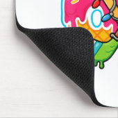 Tapis De Souris 67 Ice Cream Drip Hockey Christmas Light (Coin)