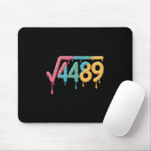 Tapis De Souris 67 Ice Cream Drip Meme Square Root 4489 Slang Math (Avec souris)