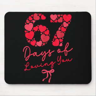 Tapis De Souris 67 Jours D'amour Pour Vous Couple De La Saint-Vale