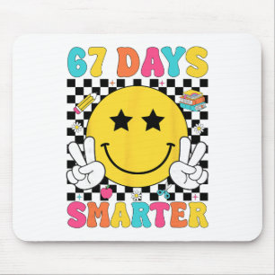 Tapis De Souris 67 Jours Plus Intelligents 67 Meme 6 7 Nombres Six