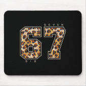 Tapis De Souris 67 Leopard Pattern Retro Sixty Seven Animal Skin S (Devant)