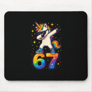 Tapis De Souris 67 Licorne Dabbing Six Sept Mème Drôle