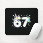 Tapis De Souris 67 Licorne Six Sept 6-7 Mème (Avec souris)