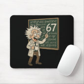 Tapis De Souris 67 Math Meme Funny Professor Genius Chalkboard  (Avec souris)