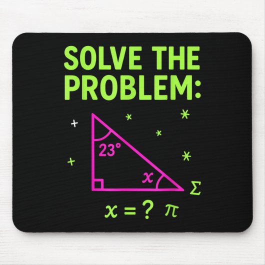 Tapis De Souris 67 Math Meme Solve The Problem Funny Teachers Stud (Devant)