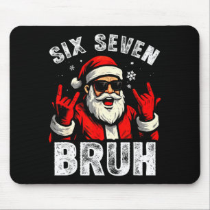Tapis De Souris 67 Meme 6 7 Joyeux Noël Santa Rock On Six Sept