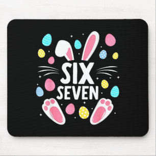 Tapis De Souris 67 Meme 6 7 Six Sept Lapin de Pâques Enfants Garço