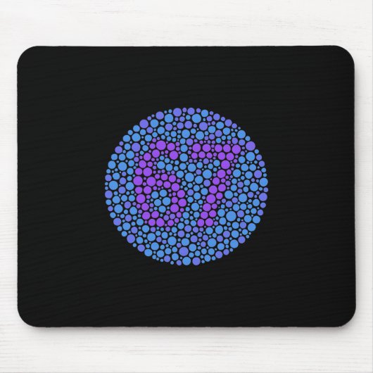 Tapis De Souris 67 Meme Caché Tendance Gen Z Alpha Six Sept 6 7  (Devant)