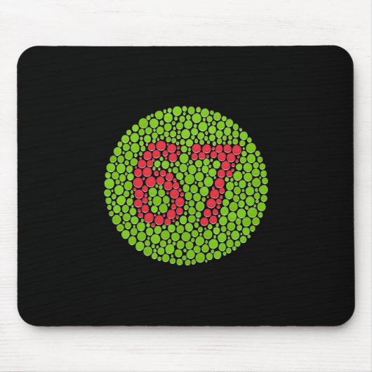 Tapis De Souris 67 Mème caché tendance Gen Z Alpha Six Sept 6 7  (Devant)