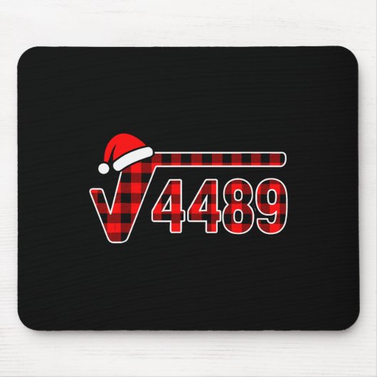 Tapis De Souris 67 Meme Christmas Square Root 4489 Six Seven Math (Devant)