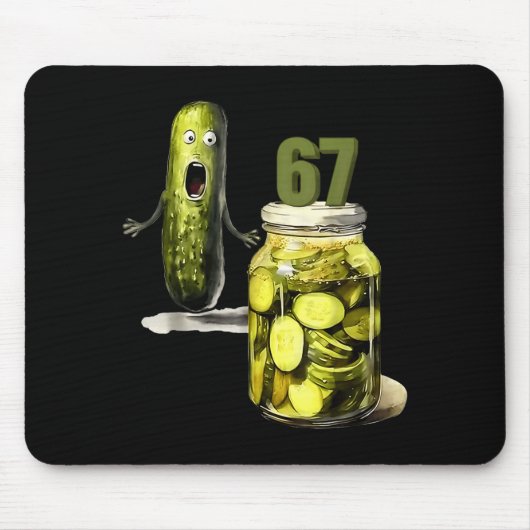 Tapis De Souris 67 Meme Ckle Surprise Un Pot De Tranches De Ckles  (Devant)