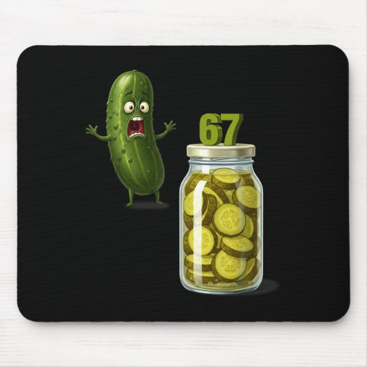 Tapis De Souris 67 Meme Ckle Surprise Un Pot De Tranches De Ckles  (Devant)