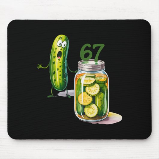 Tapis De Souris 67 Meme Ckle Surprise Un Pot De Tranches De Ckles (Devant)