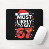 Tapis De Souris 67 Meme drôle de conception de Noël Meme le plus s (Avec souris)