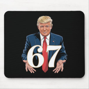 Tapis De Souris 67 Meme Drôle Trump 67 Mains Meme Argot 6 7 Mains