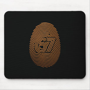 Tapis De Souris 67 Meme Empreinte Cachée Génération Z Alpha 6 7 1