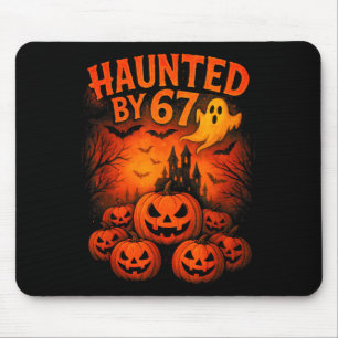 Tapis De Souris 67 Mème Fantôme Halloween Drôle Six Sept Gen Tenda