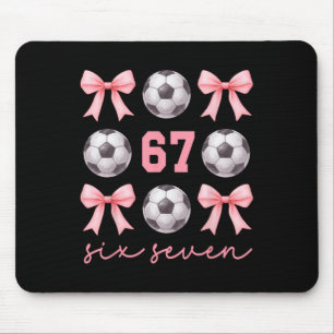 Tapis De Souris 67 Meme Maman de Foot Sœur Coquette Arcs Rose Fill