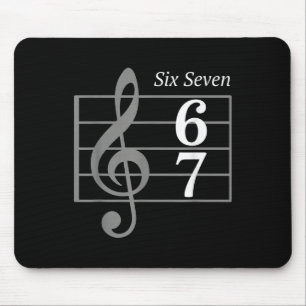 Tapis De Souris 67 Meme Musique Argot Musicien Six Sept Drôle De M