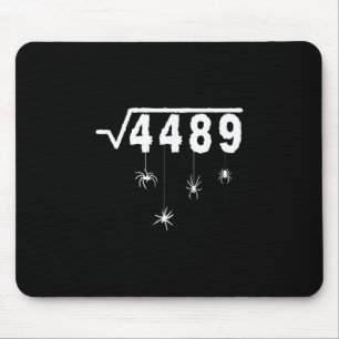 Tapis De Souris 67 Mème Prof de maths 6 7 Halloween Araignées Carr