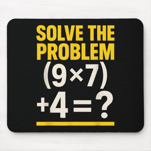 Tapis De Souris 67 Meme Prof de Maths Drôle École 6-7 Pourriture C (Devant)