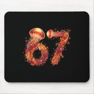 Tapis De Souris 67 Mème Six Sept 6 7 Humour Méduse Action de grâce