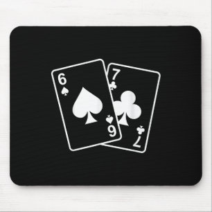 Tapis De Souris 67 Meme Six Seven 6–7 Cartes à jouer drôles