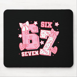 Tapis De Souris 67 Meme Six Seven 6 7 Jours de la Saint-Valentin 