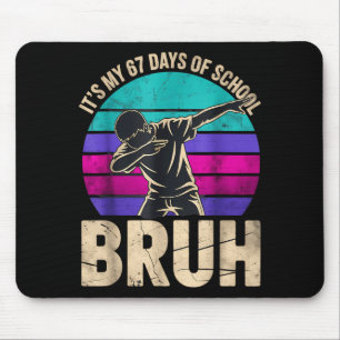 Tapis De Souris 67 Meme Six Seven Garçon Dabbing C'est Mes 67 Jour